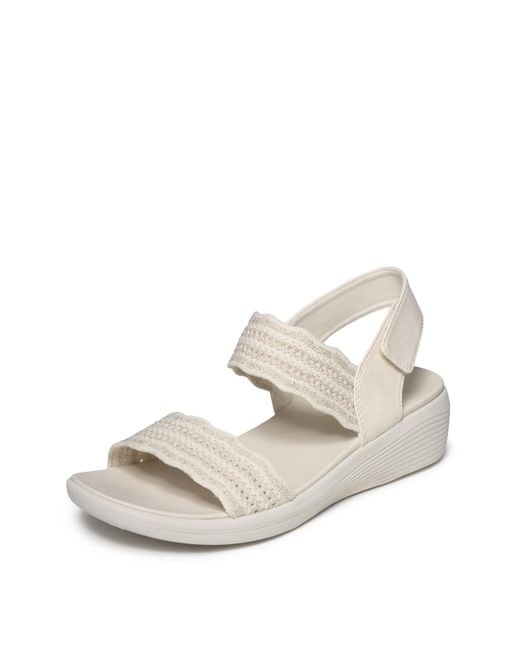 Skechers Natural Arya Glitter Standard Sandals