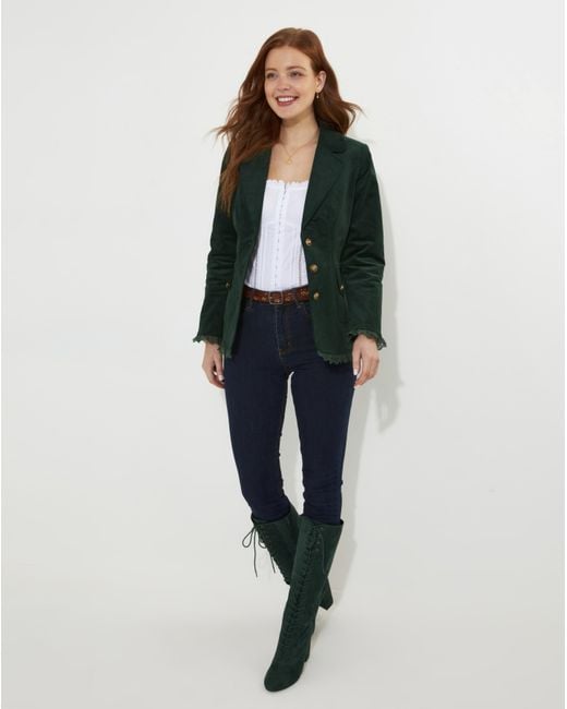 Joe Browns Green Winter Walks Cord Jacket