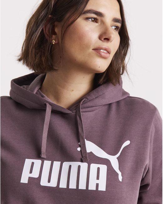 PUMA Purple Essential Logo Hoodie