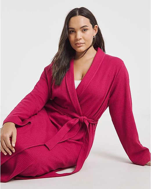 Pretty Secrets Red Waffle Gown