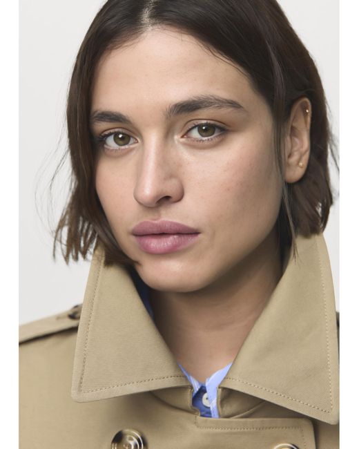 Mango Natural Belted Trenchcoat