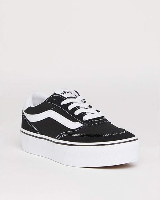 Vans White Brooklyn Platform Trainers