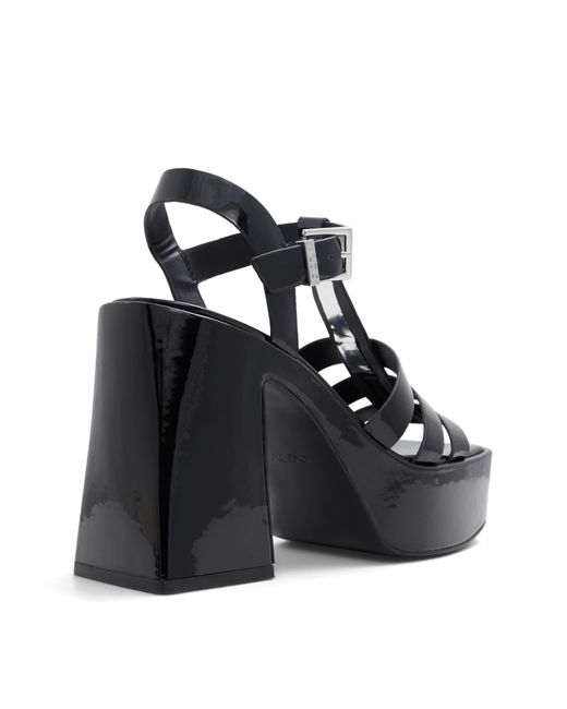 ALDO Black Jeni Mary Jane Heeled Shoes D Fit