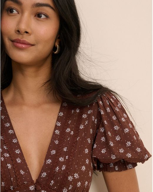 Nobody's Child Natural Nobodys Child Frances Midi Dress