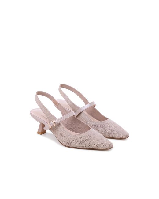 Paradox London Pink Tropicana Slingback Heels