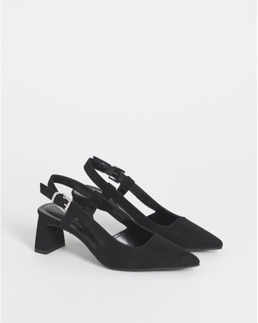 Simply Be Natural Pointed Slingback Heels Wide Fit