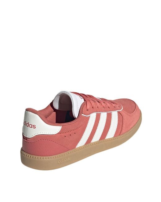 Adidas Red Breaknet Sleek Trainers