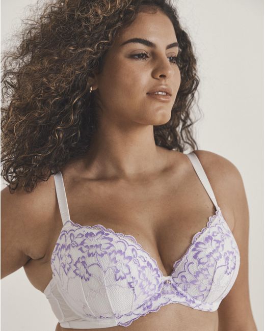 Ann Summers White Sexy Lace Plunge Bra