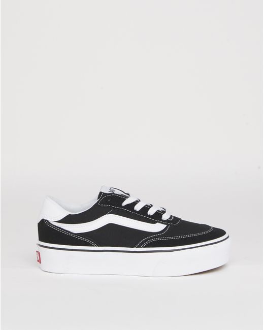 Vans White Brooklyn Platform Trainers