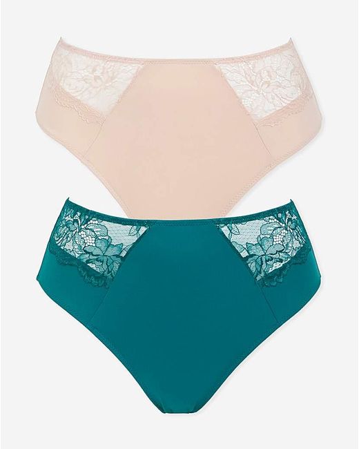 Pretty Secrets Blue 2 Pack Ella Full Knickers