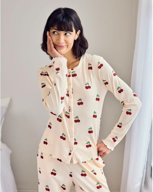 Chelsea Peers Natural Button Down Cardi