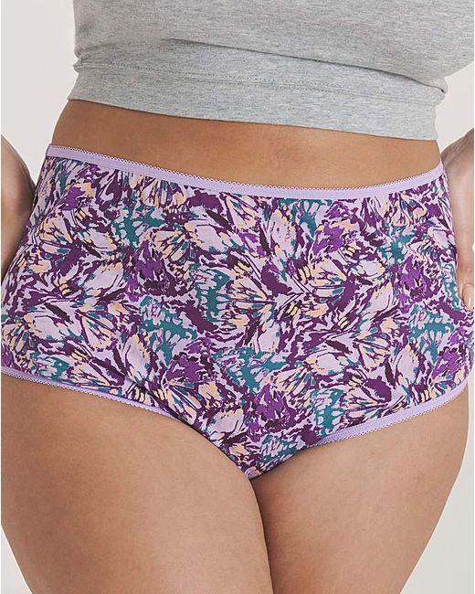 Pretty Secrets Multicolor 6 Pack Full Brief Knickers