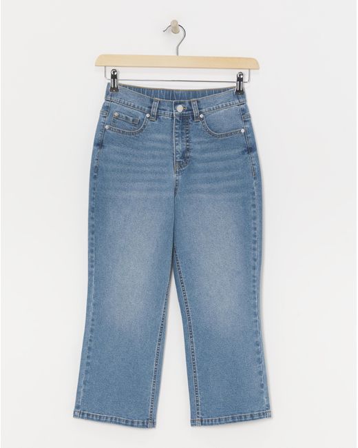 Simply Be Blue 24/7 Slim Crop Jeans