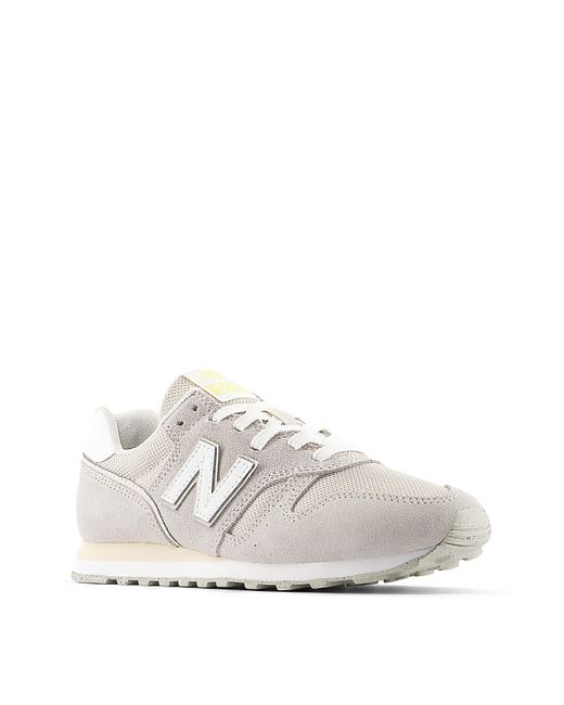 New Balance White 373 Trainers
