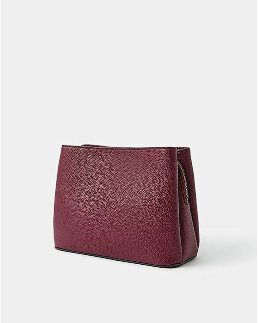 Accessorize Purple Webbing Strap Crossbody Bag