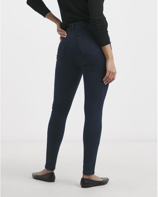 Simply Be Blue Skinny Highwaist Super Stretch