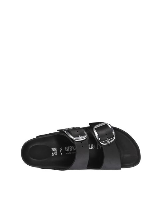 Birkenstock Black Arizona Lea Buckle Sandals