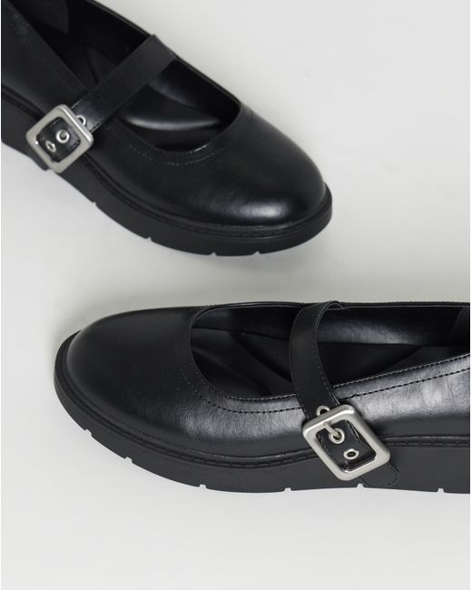 Simply Be Multicolor Wedged Buckle Mary Jane Wide