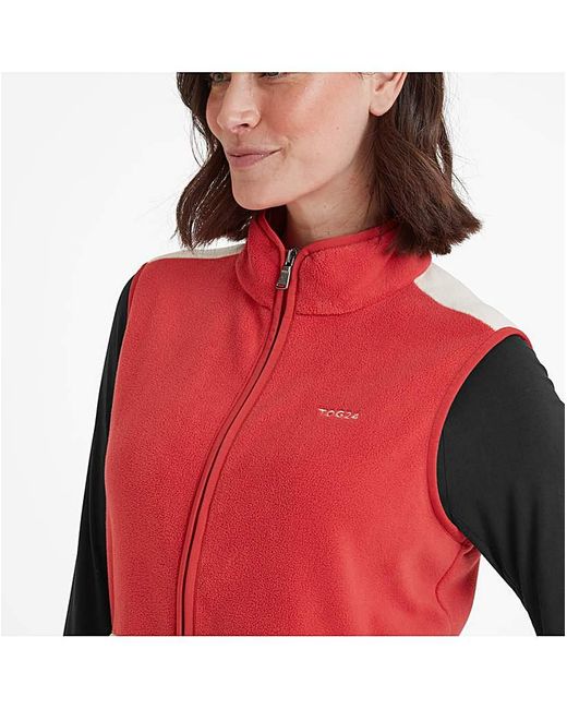 TOG24 Red Tog24 Fordley Gilet Fleece