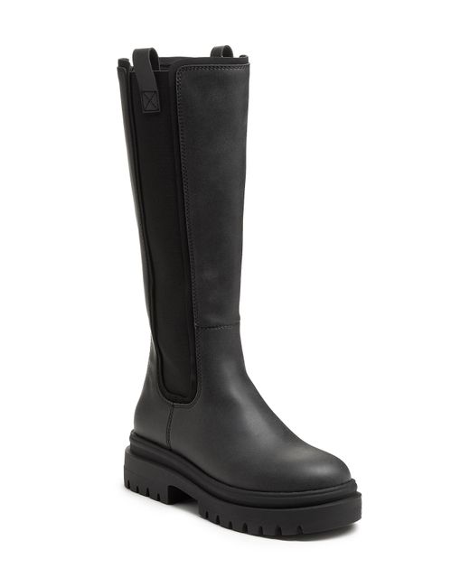 Rocket Dog Black Drea Stretch Boots D Fit