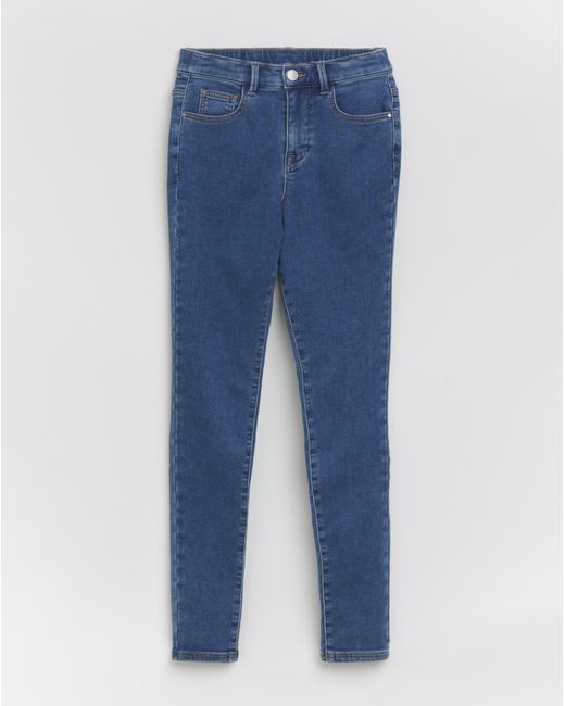 Simply Be Blue Fleece Lined Cosy Skinny Jeans