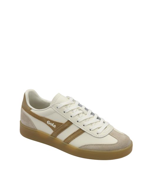 Gola Natural Viper Leather Trainers