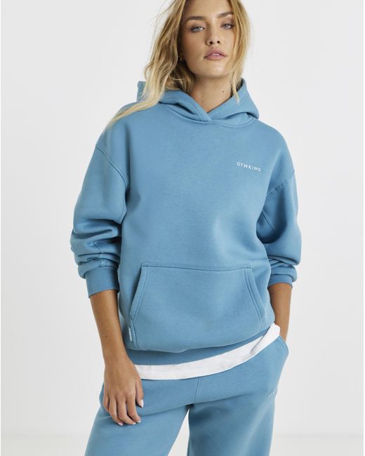 Gym King Blue 365 Relaxed Fit Hoodie