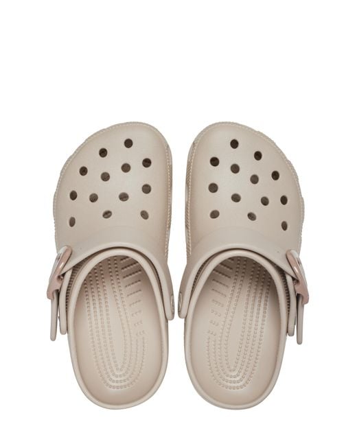 CROCSTM White Classic Buckle Clog