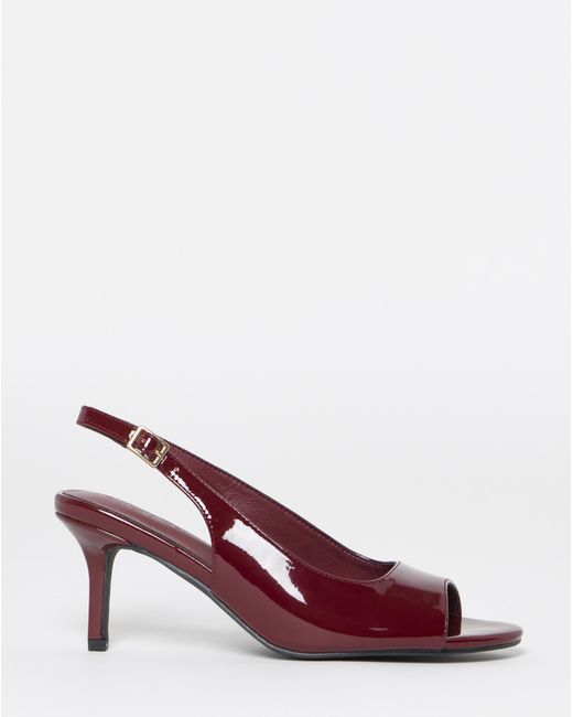 Simply Be Blue Peep Toe Heels Extra Wide Fit
