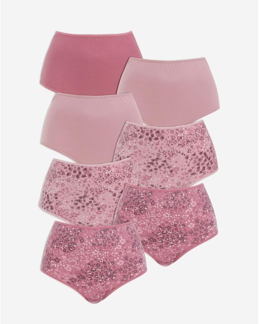 Pretty Secrets Pink 7 Pack Full Fit Brief