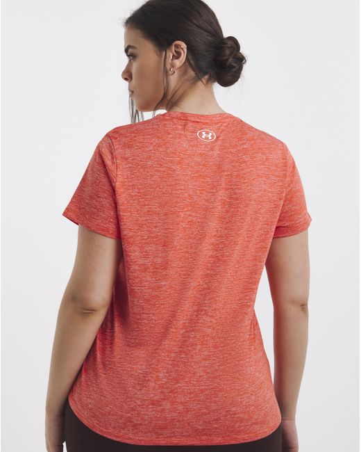 Under Armour Red Tech Ss Twist Top