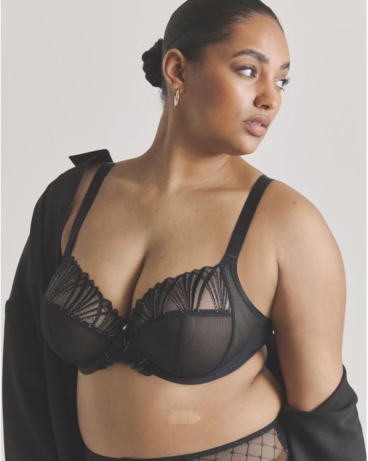 Elomi Black Reja Plunge Wired Bra
