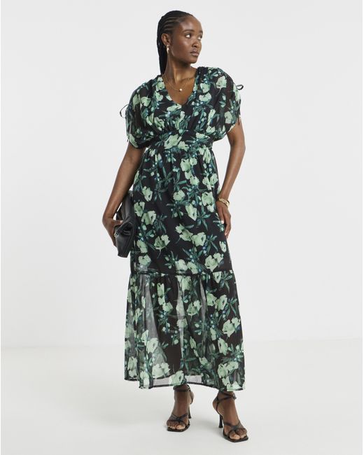 Religion Green Radiant Maxi Dress