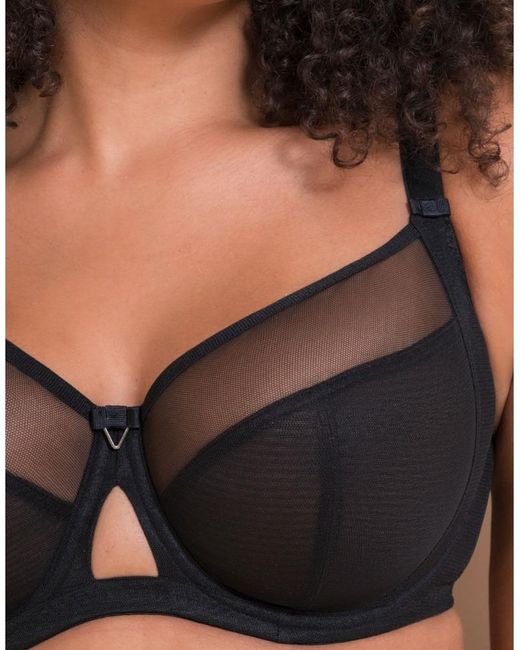Curvy Kate Black Victory Balcony Wired Bra