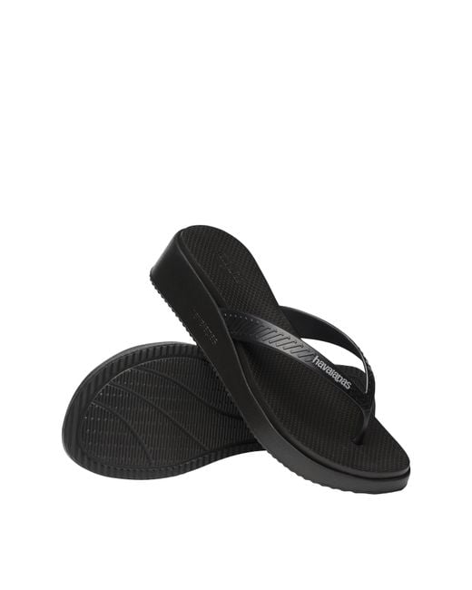 Havaianas White High Platform Ii Sandals