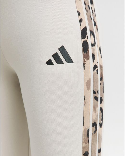 Adidas Natural 3 Stripe Legging