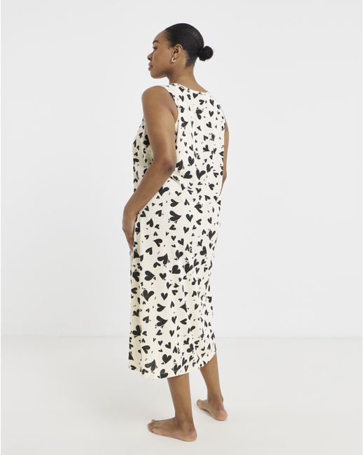 Pretty Secrets White Value Heart Nightie