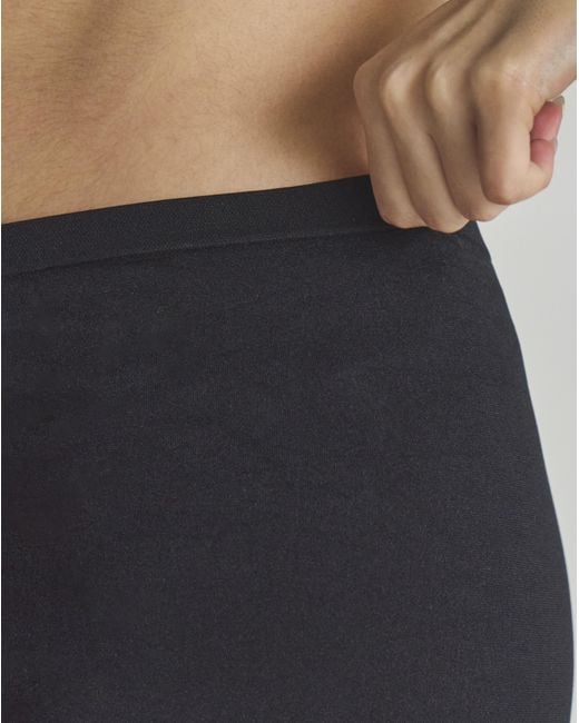 Pretty Secrets Black 3Pack Seamfree Boy Shorts