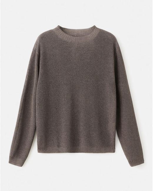 Mango Gray Crew Neck Jumper