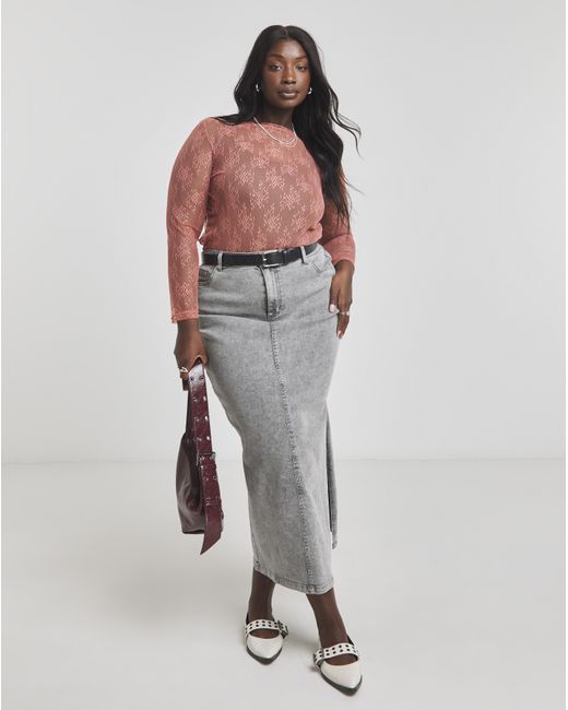 Simply Be Red Rose Lace Layering Top