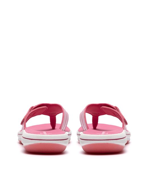 Clarks Pink Cloudsteppers Sandal D Fit