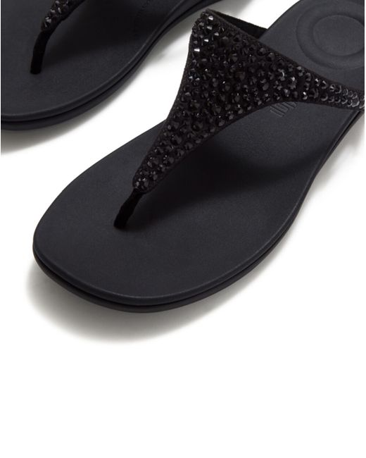 Fitflop Black Fit Flop Solay Toe Post
