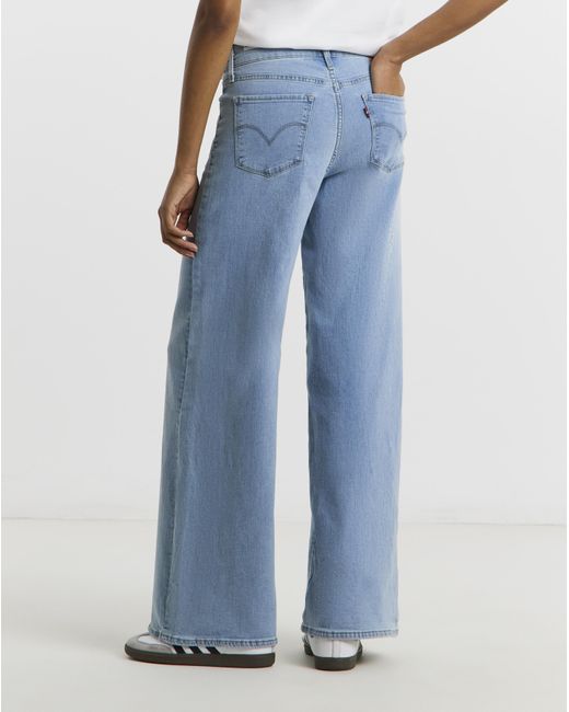 Levi's Blue 318 Shaping Wide Leg Jeans