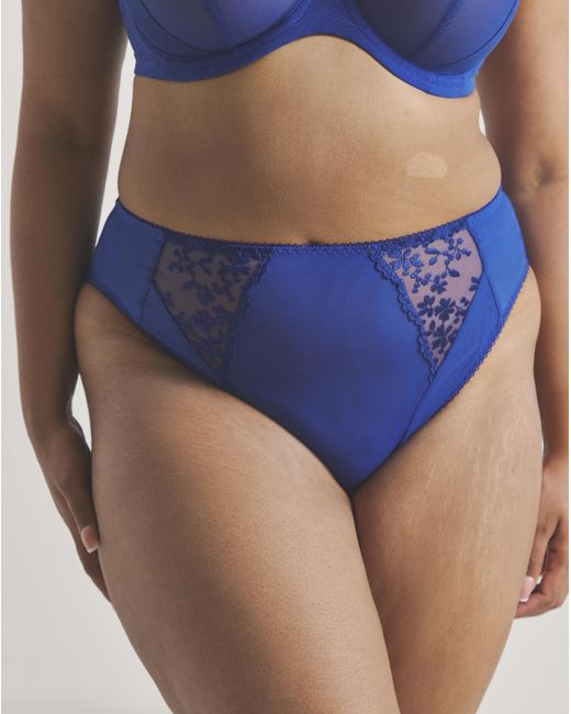 Elomi Blue Zarla High Leg Knicker