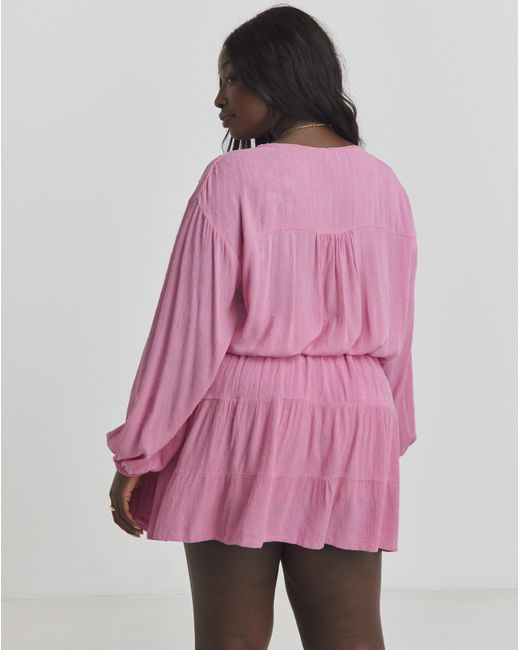 Simply Be Pink Katerini Beach Co-Ord