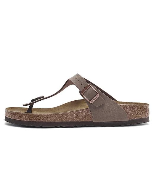 Birkenstock Brown Gizeh Toe Post Sandals