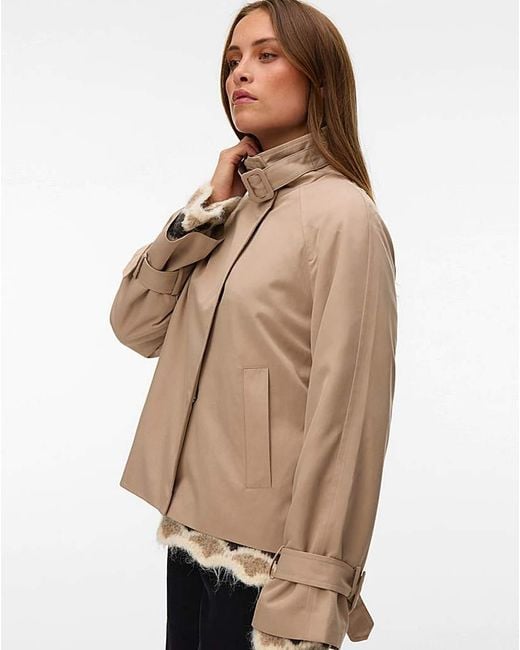 Vero Moda Brown Soffy Sara Short Jacket
