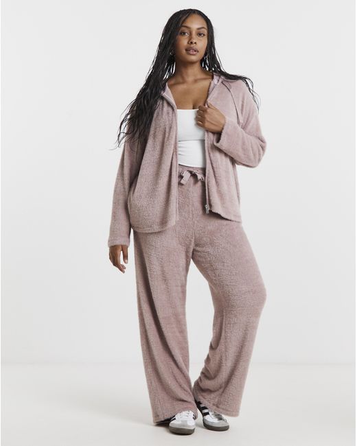 Simply Be Multicolor Fluffy Hooded Zip Through
