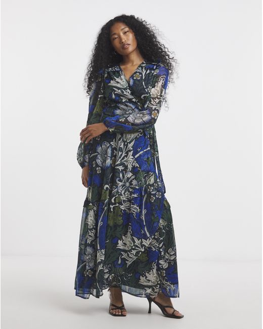 Hope & Ivy Blue William Morris Society Dress