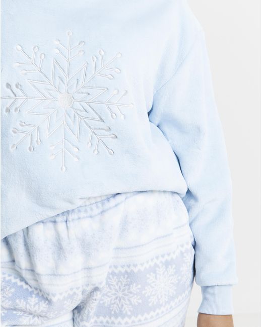 Pretty Secrets Blue Pj Set & Fluffy Socks